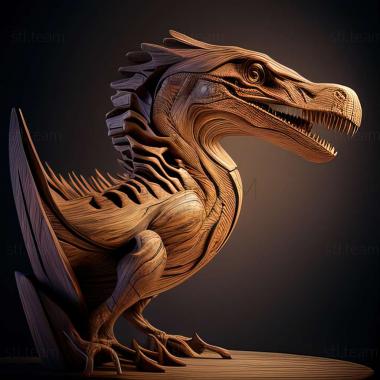 3D модель Акрокантозавр (STL)